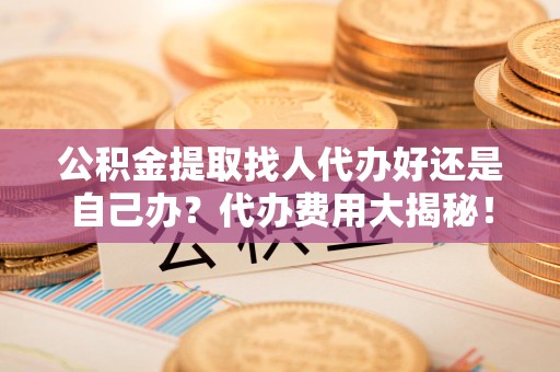 金安公积金提取找人代办好还是自己办？代办费用大揭秘！