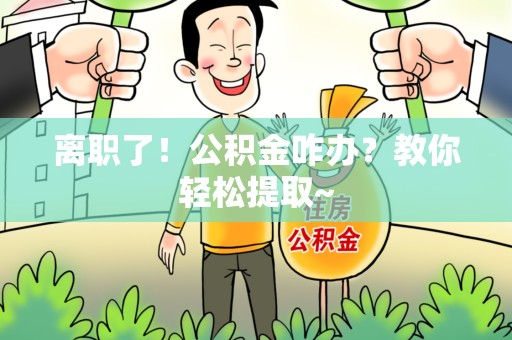 金安离职了！公积金咋办？教你轻松提取~